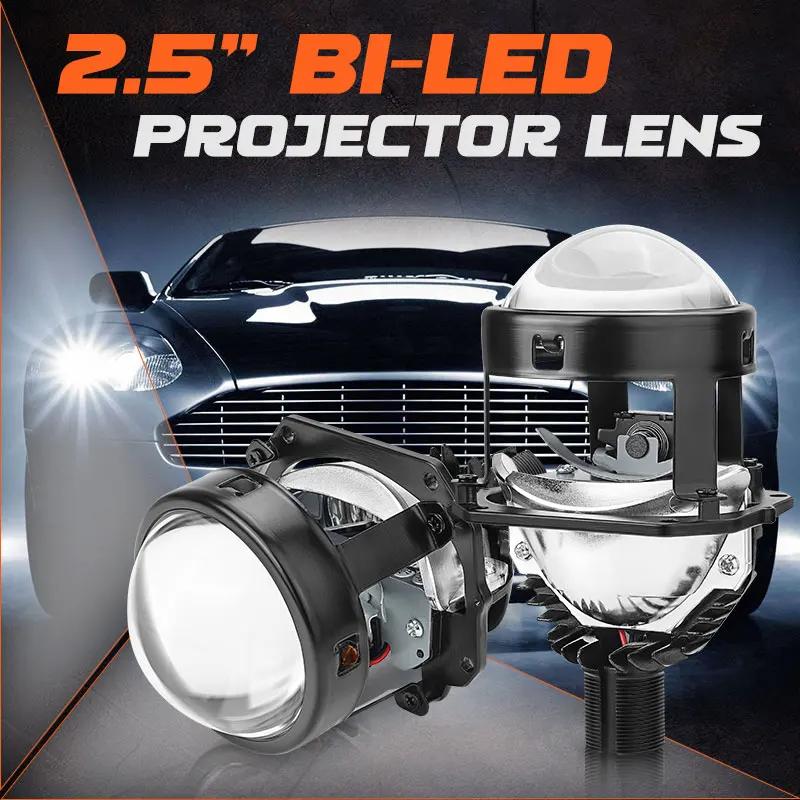 H4 H7 10000Lm 2.5 ġ Bi LED  Ʈ   100W    6000K  ڵ Ÿϸ  LHD RHD Hi Lo Light